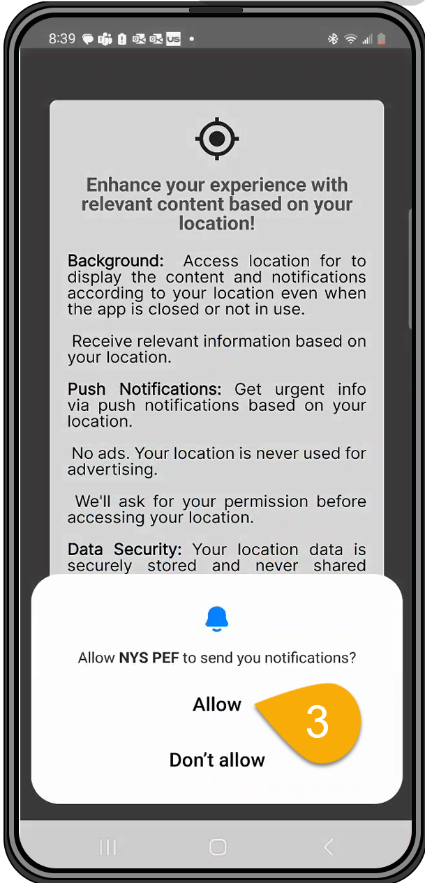 Notification Settings Screenshot