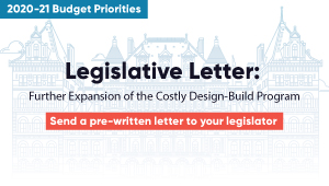 Legislative Letter: Further Expansion of the Costly Design-Build Program
