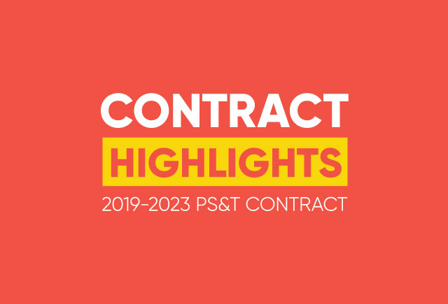 2019-2023 PS&T Tentative Agreement Highlights
