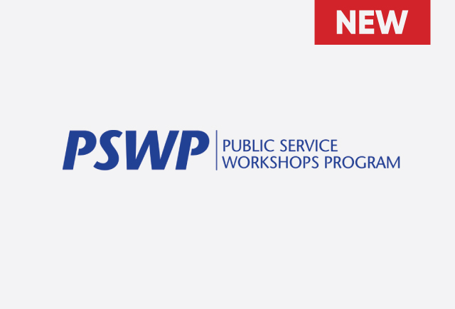 Check out the latest public service workshops!