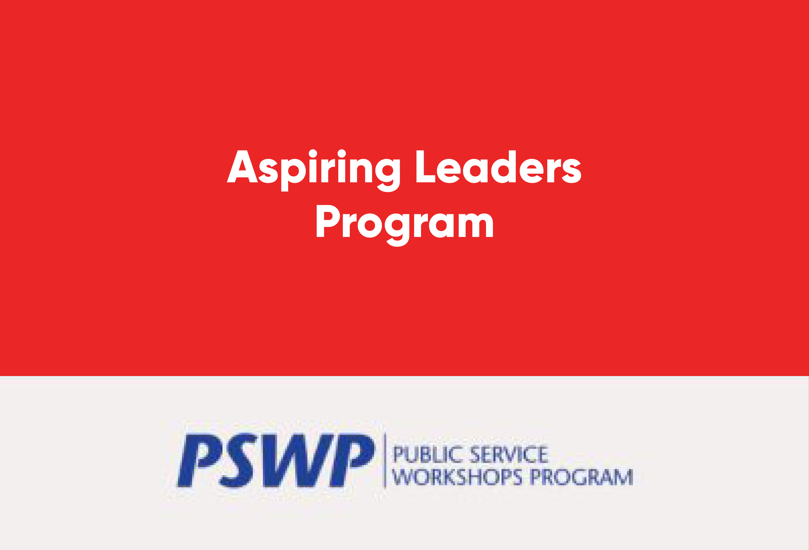 Sept. 19-21: Aspiring Leaders Program