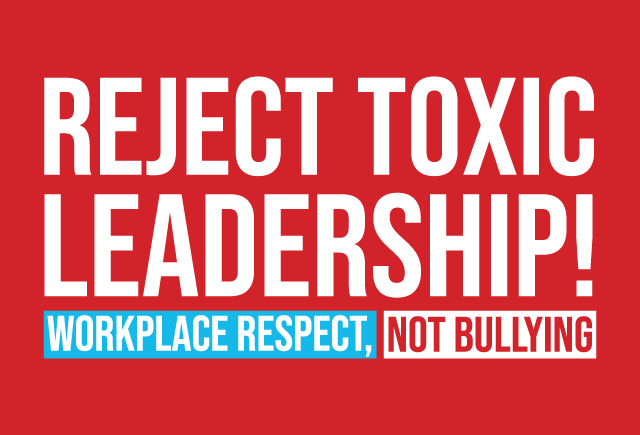 Union rally to end toxic work environments and expose bullying