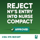 Reject NY’s Entry into Nurse Compact