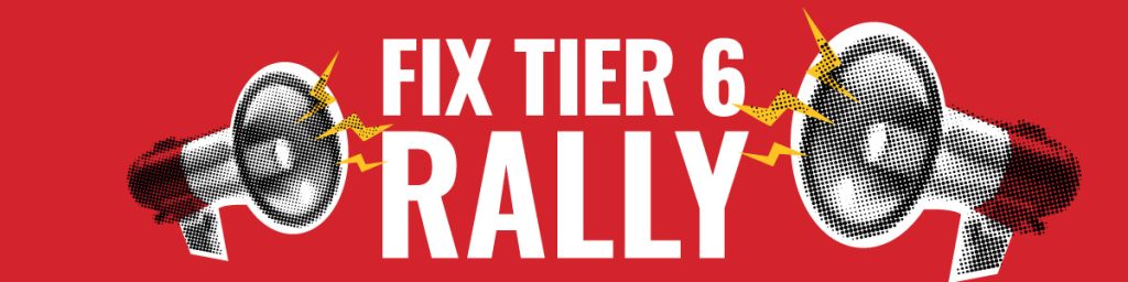 Graphic: Fix Tier 6 Rally with images of megaphones