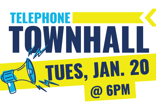 PEF Telephone Town Hall recording is in the app