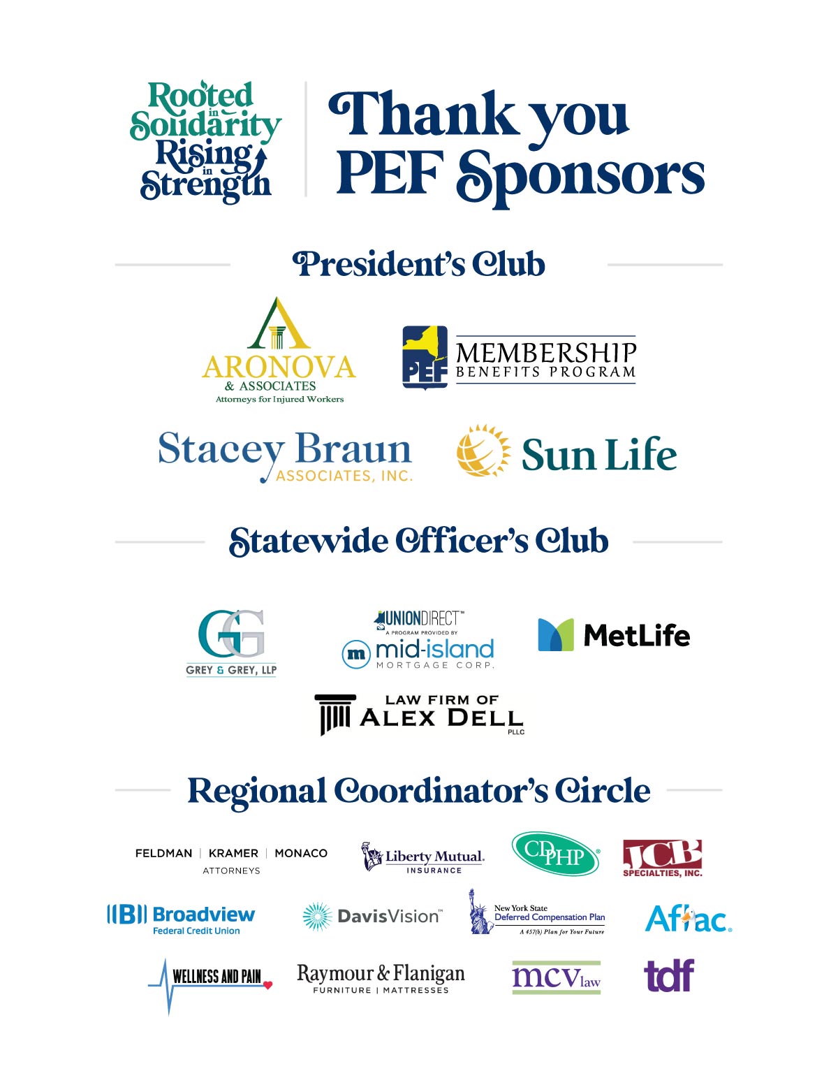 Convention Sponsorrs